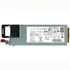 HP - Fuente de alimentación HPE 865408-B21 500W 80 Plus Platinum Hot-Plug.