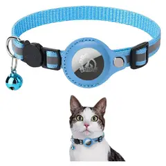 GENERICO - Collar Reflectante Nailon Para Gato Para Airtag C Cascabel