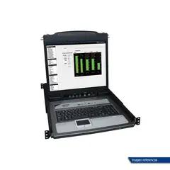 TRIPP LITE - Consola KVM TrippLite para instalación en rack 1U 8 puertos LCD 19"