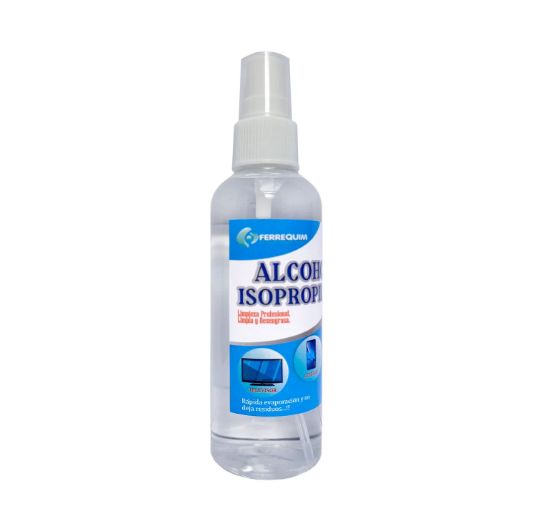 Alcohol Isopropílico 99% de concentración 120ml con Atomizador