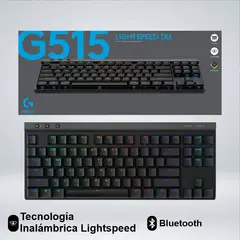 LOGITECH - TECLADO GAMER G515 TKL LIGHTSPEED RGB BLUETOOTH