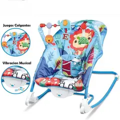 IDEAL - SILLA MECEDORA MUSICAL CON VIBRADORA SWEET BLUE