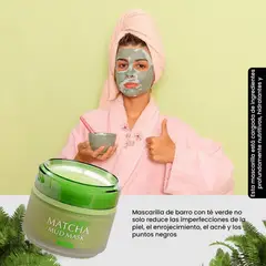 BIOAQUA - Mascarilla De Barro Facial con té Matcha Laikou