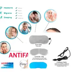 GENERICO - Antifaz Calefactor Compresa Aromática de Gel FrioCalor para Ojeras AS