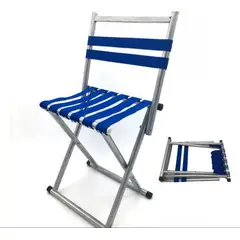 GENERICO - Silla AUXILIAR de Metal Plegable BALCON PISCINA PLAYA