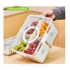 GENERICO - Taper hermético Escurridor GRANDE para Vegetales