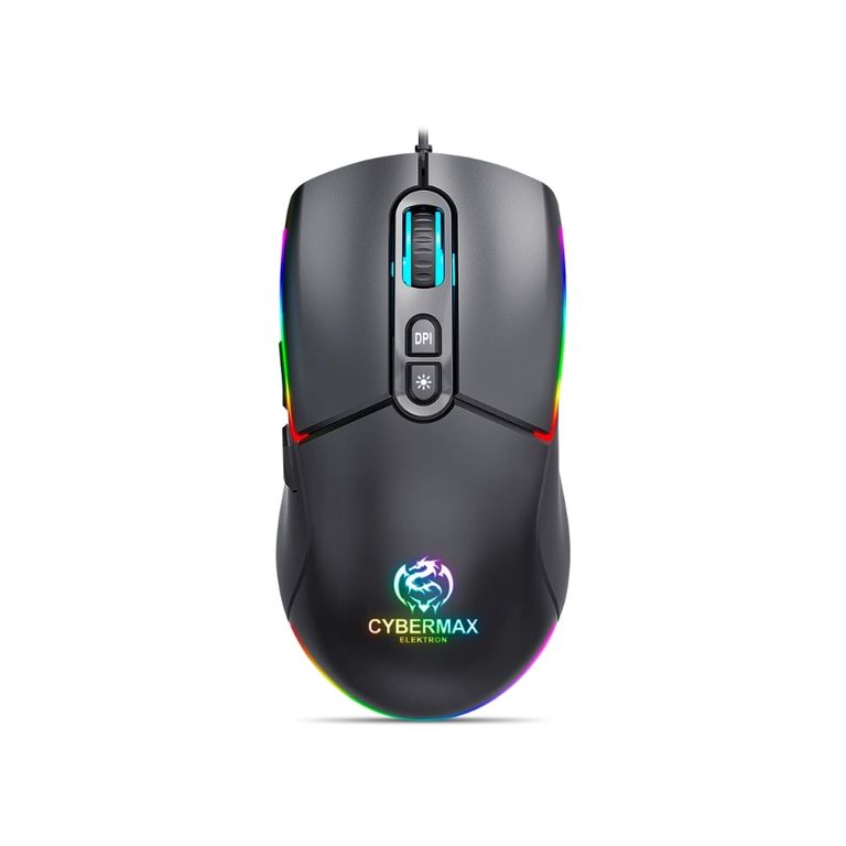 Mouse Gamer Elektron Cyb Usb Rgb 7b 7200dpi
