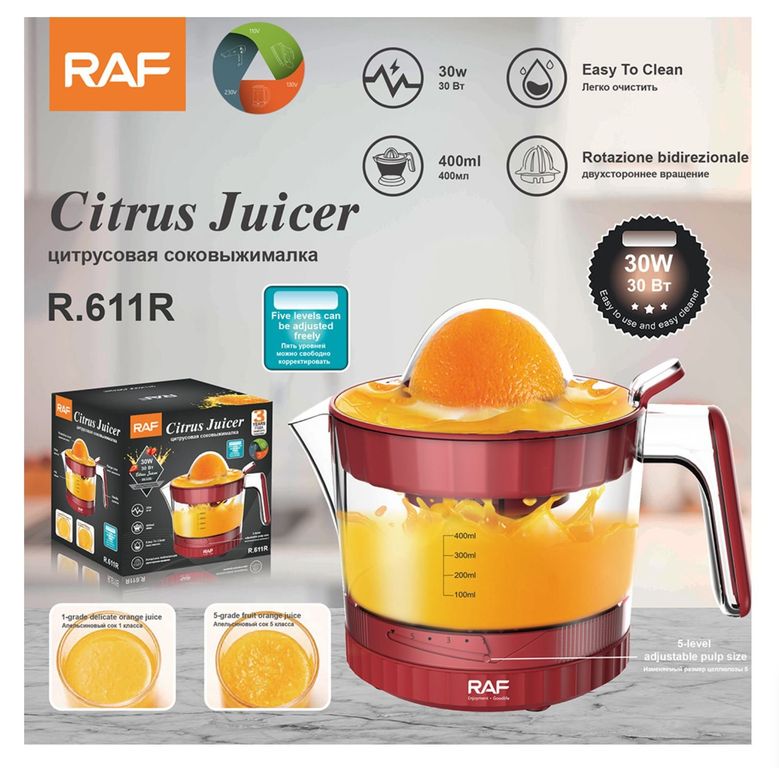 Exprimidor eléctrico portátil de Citricos