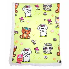 GENERICO - Manta para Mascota - Bosque 105cm x 76cm