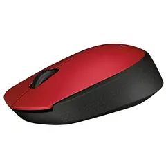 LOGITECH - MOUSE M170 WIRELESS RED 910-004941