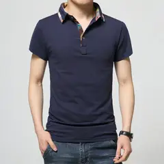 ZIMRAHYG - Playera Tipo Polo Manga Corta Casual Elástica Para Hombre