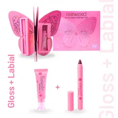 GENERICO - Duo de Gloss + Labial Flutter Kiss Kevin&Coco