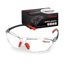 SAFETOE - Lentes de seguridad sg003 Luna Claras X 3 Unidades