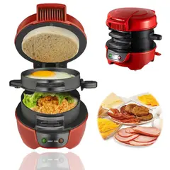 GENERICO - Maquina de Hamburguesas Eléctrica Multifuncional