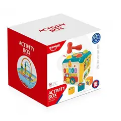 HUANGER - Cubo Educativo de Actividades 7 en 1 con Sonidos y Luces