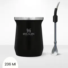 STANLEY - Combo de Matero y Bombilla Negro
