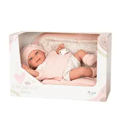 MUÑECAS REBORN - Muñeca Elegance 35 cm Babyto rosa con manta Arias 60727