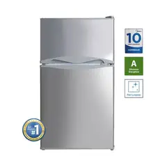 MIDEA - Frigobar 2 Puertas 87 Lts MRTD04A4NPAAL Silver