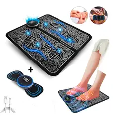 GENERICO - Pack Masajeador de Pies y Cervical Cuello EMS Estimulador Muscular