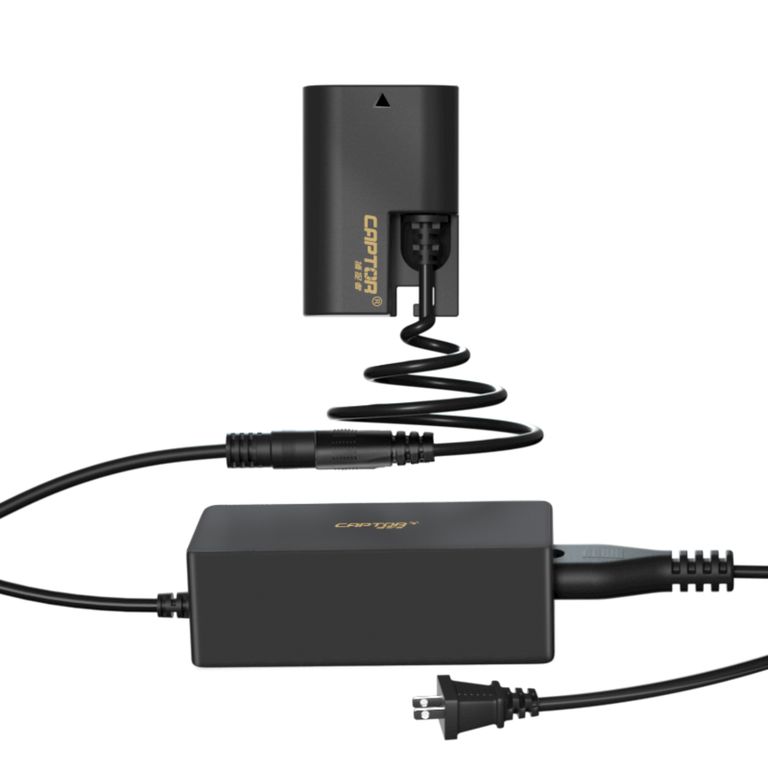 Adaptador de Corriente y Batería Dummy Captor para ACK E6