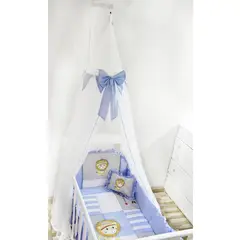 BABY MERINOS - Dosel para cuna - Celeste