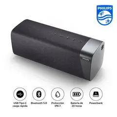 PHILIPS - Parlante Inalámbrico Resistente al Agua TAS7505