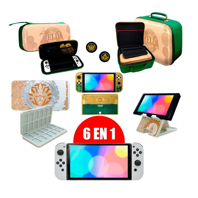 Kit De Viaje 6 En 1 Para Nintendo Switch OLED – Zelda