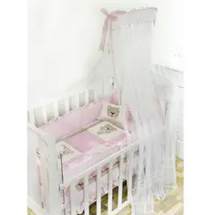 BABY MERINOS - Tul para cuna - Rosado