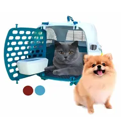 GENERICO - Transportadora CoolPets Kennel Grande con Bebedero