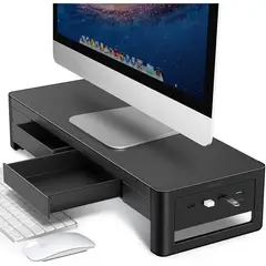 VAYDEER - Mesa soporte multifunción 4 USB para Monitor cajones ZGJ111