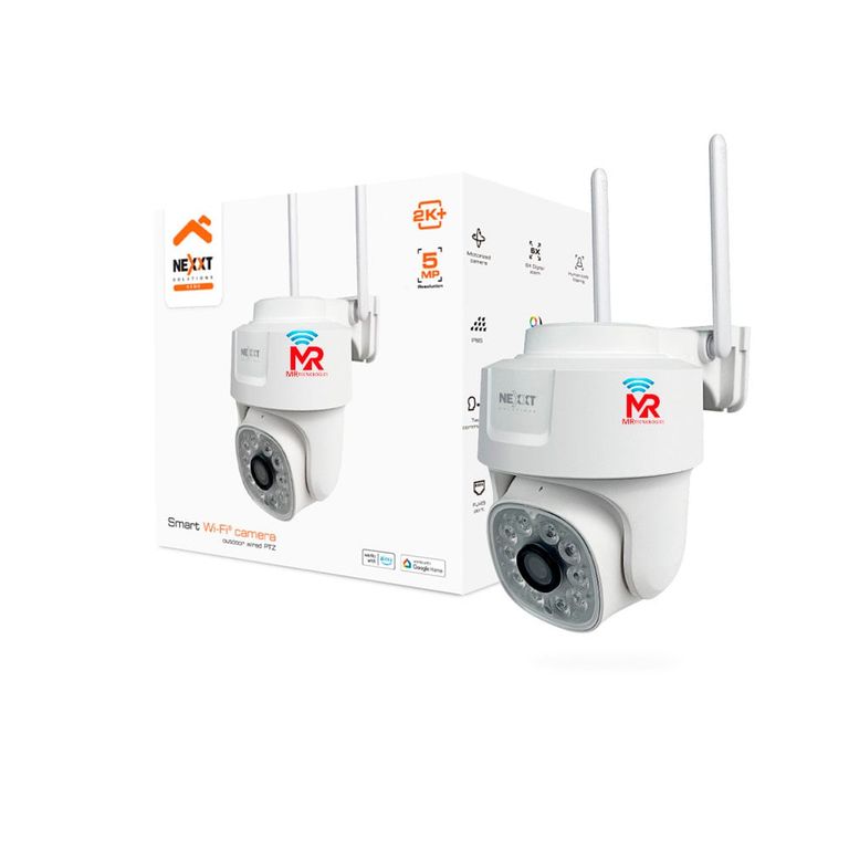Cámara Inteligente Wi-fi Ptz Exterior 5mp 2k+ Nexxt Nhc-op10