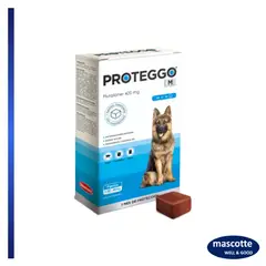 PROTEGGO - Antipulgas para perros 400mg de 20 a 40 kg