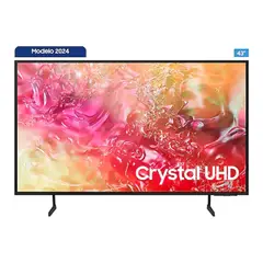 SAMSUNG - Televisor 43 Crystal Uhd 43Du7000 4k Tizen Os Smart