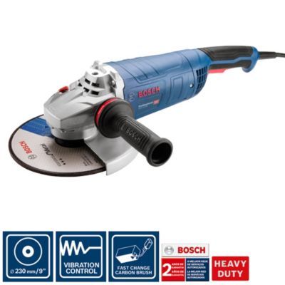 Amoladora Esmeril Gws 25-230 2500 W 9(230mm) Heavy Dut