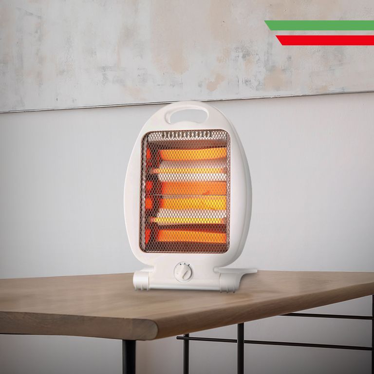 Estufa de Cuarzo Portátil 800W 2 niveles Ideal para mesa y piso NSBK80CS