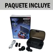 GENERICO - Audífonos M27 - V53 blueetooh con pantalla LED