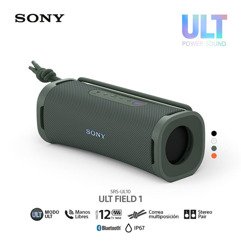 Parlante Bluetooth SRS-ULT10 Portátil ULT FIELD 1 Gris