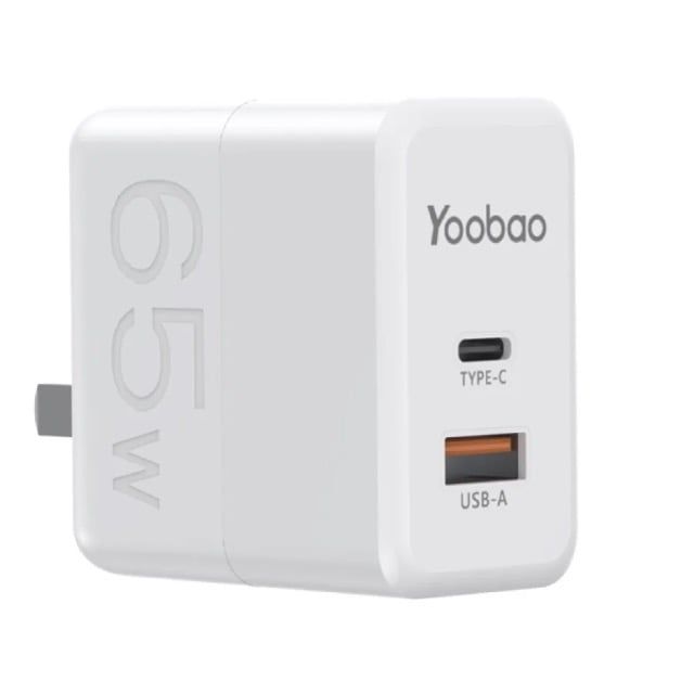 Cargador de pared dual 65w USB A +tipo C