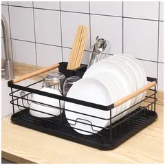 INSPIRA MARKET - Escurridor de platos y cubiertos con charola antigoteo