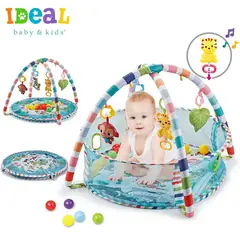 IDEAL - Gimnasio Musical para Bebé 3 en 1 Tiger Celeste