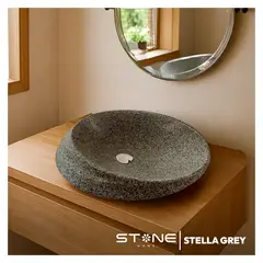 STONE - BOWL REDONDO MINIMALISTA STELLA GRIS
