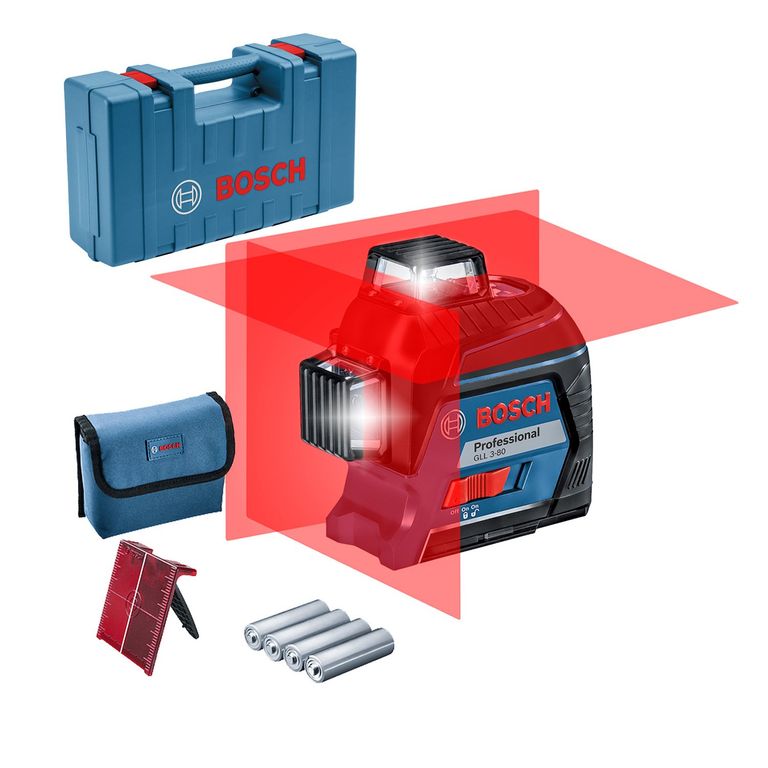 Nivel Laser Rojo GLL 3-80 12 Lineas