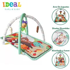 IDEAL - Gimnasio Para Bebe con Juguetes Elephant Turquesa
