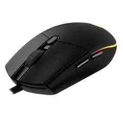 LOGITECH - Ratón G203 Lightsync Óptico 8000 Dpi Rgb Negro