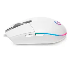 LOGITECH - Mouse G203 Lightsync Blanco