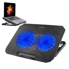 GENERICO - Soporte Base Cooler Ventilador para Laptop Notebook 2 ventiladores N33