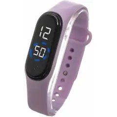 GENERICO - Reloj pulsera digital de silicona - ROSADO