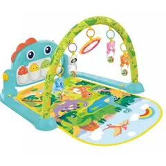 GENERICO - Gimnasio Piano Patadita Con Luz Musical Azul