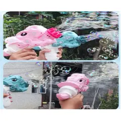 GENERICO - PISTOLA DE BURBUJAS PARA NIÑOS Y NIÑAS