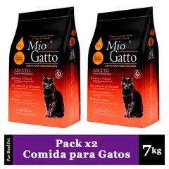 GENERICO - Pack x2 Comida para Gato Esterilizado Mio Gatto Premium 7 kg